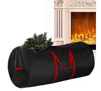 Sac de rangement pour sapin de Noël artificiel, sac de rangement robuste | Étanche à fermeture éclair avec poignées de transport, conteneur de Noël Oxford indéchirable