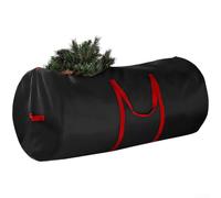 Sac de rangement pour sapin de Noël en tissu Oxford imperméable, organiseur robuste avec poignées solides, convient aux arbres artificiels jusqu'à 2,7 m et protège de la poussière et de l'humidité (30