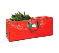 Sac de rangement pour sapin de Noël | Grand récipient à fermeture éclair | Sac d'arbre artificiel avec poignées renforcées | Pour sous-sol, garage, placard, université, dortoir, grenier, maison