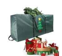 Sac de rangement pour sapin de Noël - Grand sac de rangement pour sapin de Noël, étanche pour sapin de Noël artificiel, sac poubelle de rangement, housse de sapin de Noël, emballage mobile pour