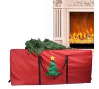 Sac de rangement pour sapin de Noël - Grand sac de rangement pour sapin de Noël, sac poubelle de rangement, housse de sapin de Noël, imperméable pour sapin de Noël artificiel, emballage mobile pour