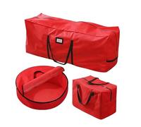 Sac de rangement pour sapin de Noël - Sac de rangement peu encombrant pour décoration de Noël - Organiseur pour arbres de Noël artificiels - Pour bureau, école, dortoir, hôtel