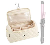 Sac De Rangement Pour Sèche-cheveux - Étui De Transport Pour Pinceaux De Maquillage, Sac De Rangement Pour Fer À Friser Rembourré Résistant À La Chaleur | Organisateur De Voyage Pour Les Voyages D'aff
