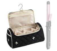 Sac de rangement pour sèche-cheveux, résistant à la chaleur, étui de transport compact pour la protection de voyage, design en tissu isotherme durable, accessoire de rangement pour outils de beauté