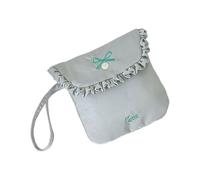 Sac de rangement pour serviettes hygiéniques à la mode, support essentiel féminin, tissu polaire de lait pour accessoires cosmétiques, sac de rangement d'hygiène féminine, bleu, Taille unique