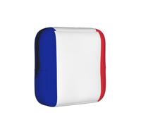Sac de rangement pour serviettes hygiéniques avec drapeau français - Hygiène féminine - Pochette discrète pour sac à main ou bureau