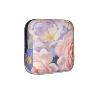 Sac de rangement pour serviettes hygiéniques - Couleur pastel - Pour hygiène féminine - Pochette discrète pour sac à main ou bureau