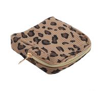 Sac de rangement pour serviettes hygiéniques fabriqué à partir de velours côtelé texturé pour un attrait tactile et une organisation pratique (amour)