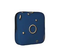 Sac de rangement pour serviettes hygiéniques - Imprimé cercle doré - Pour hygiène féminine - Pochette discrète pour sac à main ou bureau