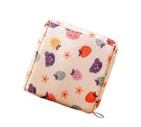 Sac de rangement pour serviettes hygiéniques - Joli sac de rangement imprimé pour adolescente - Sac de rangement portable pour tampons hygiéniques pour l'école, les voyages, un usage quotidien