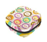 Sac de rangement pour serviettes hygiéniques, motif dinosaures, planche à roulettes, sac bleu pour première période pour filles et femmes, pochette pour tasse menstruelle féminine, tampons,