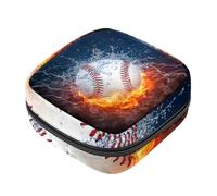 Sac de rangement pour serviettes hygiéniques, motif dinosaures, planche à roulettes, sac bleu pour première période pour filles et femmes, pochette pour tasse menstruelle féminine, tampons,