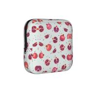 Sac de rangement pour serviettes hygiéniques motif grenade, support portable pour serviettes, pochette menstruelle pour adolescentes, sac hygiénique réutilisable