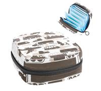 Sac de rangement pour serviettes hygiéniques, pochette de coupe menstruelle, organisateur de sac menstruel pour tampons féminins, transports maritimes et aériens