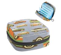 Sac de rangement pour serviettes hygiéniques, pochette de coupe menstruelle, organisateur de sac menstruel pour tampons féminins, transports en commun, bus et taxi
