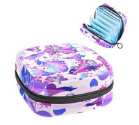 Sac de rangement pour serviettes hygiéniques, pochette pour tasse menstruelle, organiseur pour serviettes hygiéniques, tampons féminins, aquarelle Paris Tour Eiffel