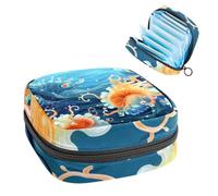 Sac de rangement pour serviettes hygiéniques, Sea Slug-911, trousse de première période pour filles et femmes, pochette pour tasse menstruelle féminine, tampons