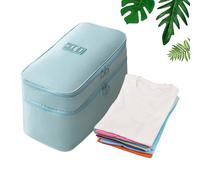 Sac de rangement pour sous-vêtements - Organiseur de voyage portable, trousse de toilette multifonction | Sac d'emballage léger avec compartiments pour soutien-gorge, lingerie, chaussettes