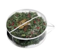 Sac De Rangement Pour Support De Couronne,PVC Imperméable Et Anti-Poussière - Conteneur Pour Guirlandes Et Décorations De Noël | Pour Couvertures Draps Vêtements Maison