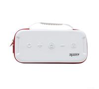 Sac de rangement pour Switch 2, longue durée avec grande capacité et résistant aux chocs, PU trempé, imperméable, grande capacité NS2 Generation anti-poussière (blanc)