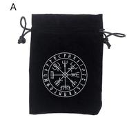 Sac De Rangement Pour Tarots, Déesse De La Phase De La Lune En Velours, Paquet De Cartes De Jeu Rune Avec Cordon De Serrage 7 ""X 5"", Nouvelle Collection 2021