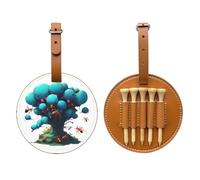 Sac de rangement pour tees de golf Marron fluo Ant Colony - Facile à transporter et plus efficace pour jouer au golf