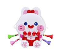 Sac de Rangement pour Tees de Golf, Porte-Tee en Forme de Lapin Rose avec 8 t-Shirts, Pendentif Portable à Suspendre pour Tees de Golf