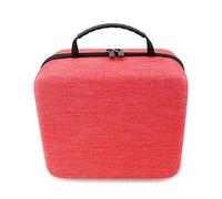 Sac de rangement pour tourne-disque Fisher-Price Rockin, étui de protection en EVA de grande capacité, design en tissu Oxford résistant aux chocs, sac de transport portable, Rouge, Unisexe
