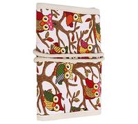 Sac de Rangement pour Tricot et Crochet, Motif Hibou, Étui à Aiguilles Portable, Organisateur d'Outils de Couture et Artisanat, Accessoire de Voyage pour Loisirs Créatifs