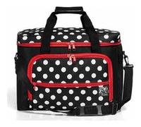 Prym – Sac de rangement pour trolley Polka – à pois – Noir – 44 x 20 x 35 cm