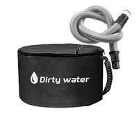 Sac de rangement pour tuyau, sacs de tuyau étanches, conteneur de transport portable avec double fermeture éclair pour déchets outils, remorque, camping, cordons électriques, Noir , Refer to