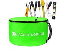 Sac de rangement pour tuyaux | Sacs pour cordons électriques - Lot de 3 accessoires étanches pour camping-car | Tuyaux d'égout frais, noir/tuyaux d'eau, cordons électriques, tuyau d'arrosage, Vert