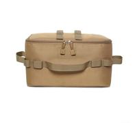 Sac de rangement pour ustensiles de camping, sac de rangement pour réchaud à gaz, sac de transport, sac de pique-nique, ustensiles de cuisine pour équipement de randonnée (marron)