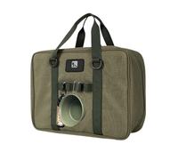 Sac de rangement pour ustensiles de cuisine de camping - Organisateur de pochette Oxford pour ustensiles de cuisine sur cuisinière - Sac de poche à fermeture éclair bidirectionnelle pour de