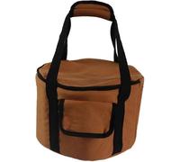 Sac De Rangement Pour Ustensiles De Cuisine, Vaisselle, Couverts, Sac De Transport Étanche Pour Bivouac, Cuisine, Barbecue En Plein Air (Marron) (1 Pièce)