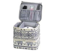 Sac de rangement pour vernis à ongles, 2 couches, peut contenir plus de 30 bouteilles | Étui de transport pour vernis à ongles avec sections de rangement pour outils de manucure, comme sur l'image,