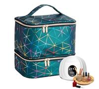 Sac de rangement pour vernis à ongles - Étui grande capacité pouvant contenir 30 bouteilles, gel | Poignée durable avec séparateurs d'éponge, sac voyage fournitures cosmétiques et manucure femmes prof