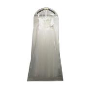 Sac de rangement protecteur pour robe de mariée respirant et pliable pour une utilisation étanche à la poussière, facile à identifier pour la maison et le voyage