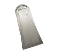 Sac de rangement protecteur pour robe de mariée respirant et pliable pour une utilisation étanche à la poussière, facile à identifier pour la maison et le voyage