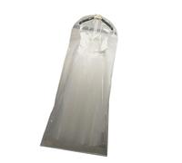 Sac de rangement protecteur pour robe de mariée respirant et pliable pour une utilisation étanche à la poussière, facile à identifier pour la maison et le voyage