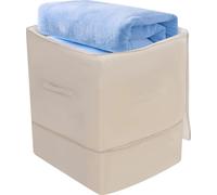 Sac de rangement Rangement pour vêtements 54*42*60cm Boîtes de rangement pour couettes (Beige)