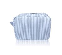 Sac De Rangement Rayé 1 Pièce, Sac Cosmétique De Grande Capacité, Sac De Rangement Portable Léger, Trousse De Toilette De Voyage, Accessoires De Voyage