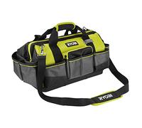 RYOBI - Sac avec fond renforcé (46 x 26 x 29 cm) pour 3 ou 4 outils - 33L -6 poches internes ouvertes - Base renforcée et imperméable à l’eau - RSSMTB1