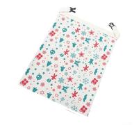 Sac de rangement réutilisable en cire d'abeille avec couche extérieure en coton et lin respirant et intérieur en cire d'abeille pour un échange d'air optimal (D)