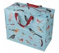 Rex London Sac de rangement Jumbo en plastique Garden Birds Bleu 58×28×48 cm