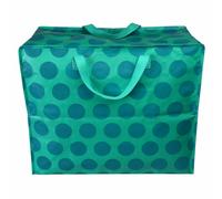 Rex London Cabas de rangement Jumbo Spotlight – à pois bleus – 58x28x48 cm