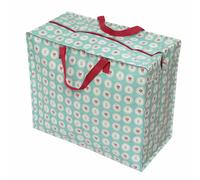 Rex London Sac de rangement Jumbo Vintage Doily Motif fleurs Bleu 58x28x48 cm