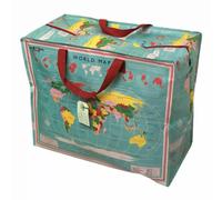 Rex London Grand sac de rangement Jumbo Bag Carte du Monde Earth