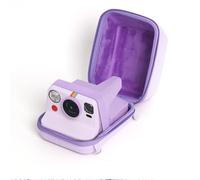 Sac de rangement rigide pour appareil photo instantané Polaroid GO/Go Generation/Polaroid Now/Polaroid Now+/ONE STEP2 - Résistant aux rayures et aux chutes - Avec sangle - Violet, blanc, Trousse de