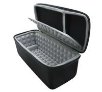 Sac de rangement rigide pour enceintes JBL Flip 3/4/5 SoundLink, housse de protection antichoc avec fermeture éclair et sangle - Noir et gris